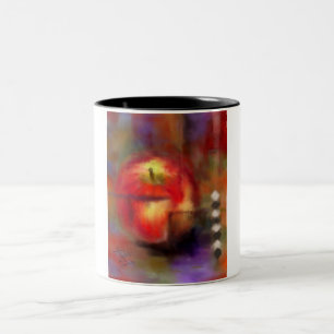 Liebe am ersten Biss Zweifarbige Tasse