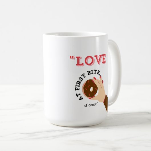 LIEBE AM ERSTEN ORT KAFFEETASSE (VorderseiteRechts)