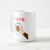 LIEBE AM ERSTEN ORT KAFFEETASSE (Vorderseite Links)