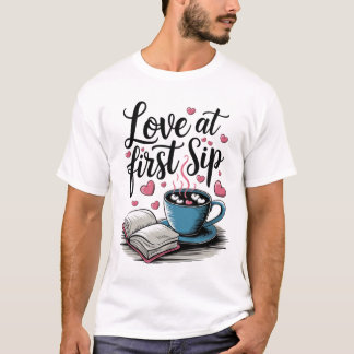 Liebe am ersten Shirt - Funny Coffee Lover
