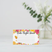 Liebe am ersten Spritz Date Night Ideale Bridal Begleitkarte (Stehend Vorderseite)