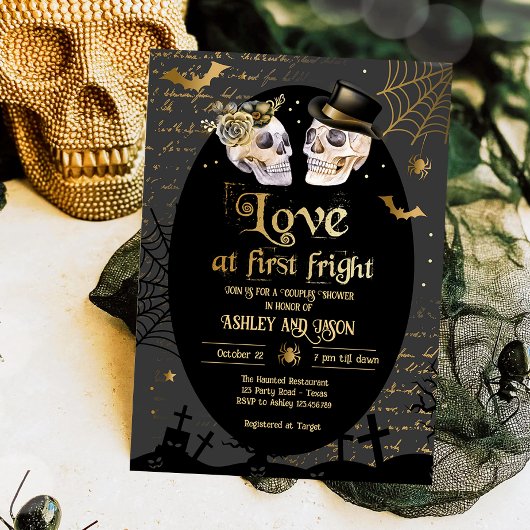 Liebe am First Fright Halloween Paardusche Einladung