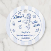 Liebe am Junggeselinnen-Abschied Geschenkanhänger (Rückseite)