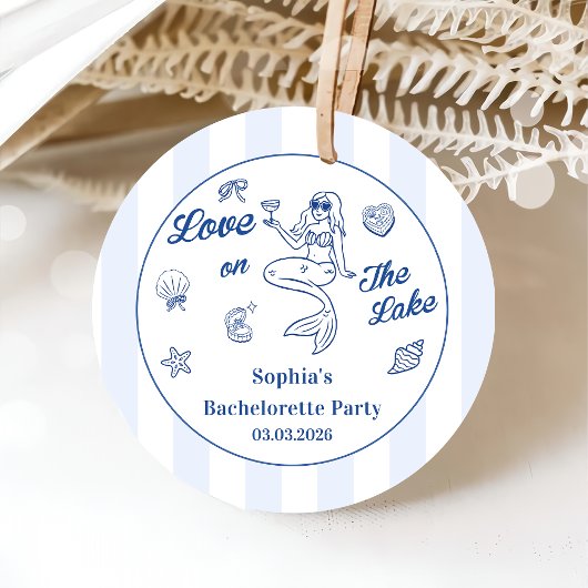 Liebe am Junggeselinnen-Abschied Geschenkanhänger