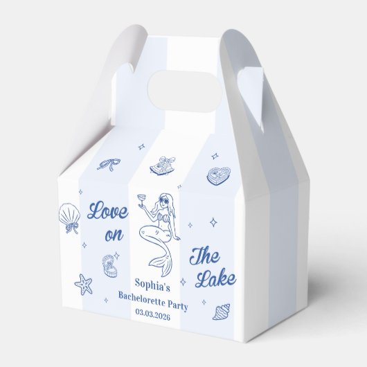 Liebe am Junggeselinnen-Abschied Geschenkschachtel (Rückseite)