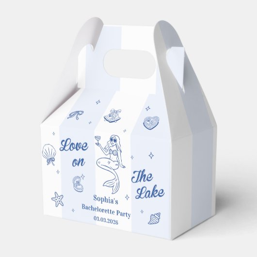 Liebe am Junggeselinnen-Abschied Geschenkschachtel (Vorderseite)