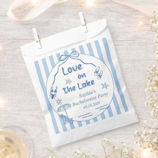 Liebe am Junggeselinnen-Abschied Geschenktütchen (Ausgeschnitten)