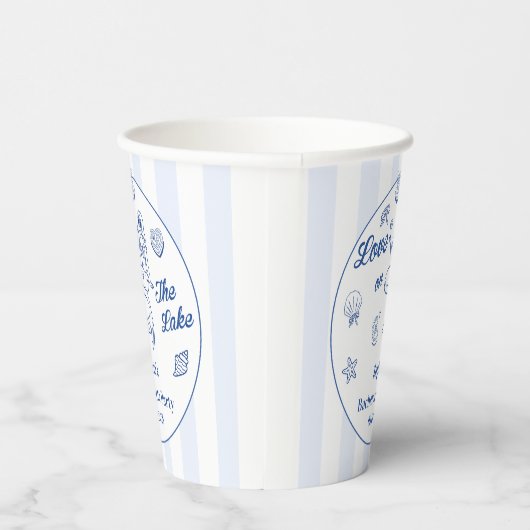 Liebe am Junggeselinnen-Abschied Pappbecher (Rechts)