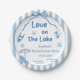 Liebe am Junggeselinnen-Abschied Pappteller