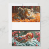 Liebe am Meer: Radiant Heart Beach Wedding Invitat Einladung (Rückseite)