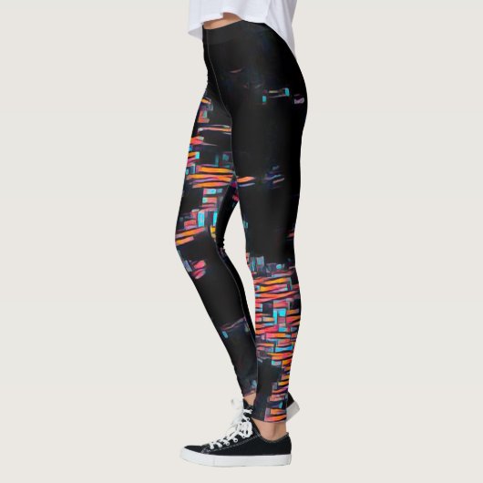 Liebe am Rave Abstrakt Leggings (Links)