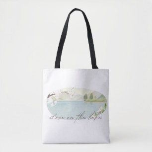 Liebe am See   Florales Hochzeitsdesign am See   Tasche