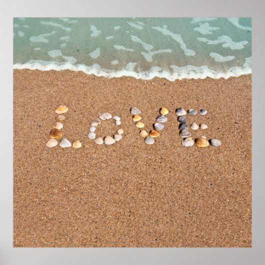 Liebe am Strand Poster (Vorne)