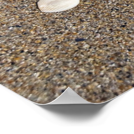 Liebe am Strand Poster (Ecke)