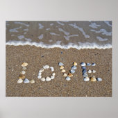 Liebe am Strand Poster (Vorne)