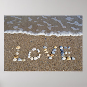 Liebe am Strand Poster