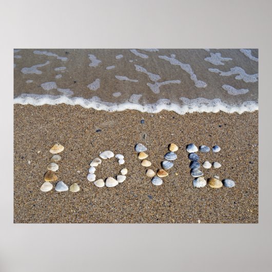 Liebe am Strand Poster (Vorne)