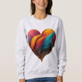 Liebe am Valentinstag Sweatshirt (Vorderseite)