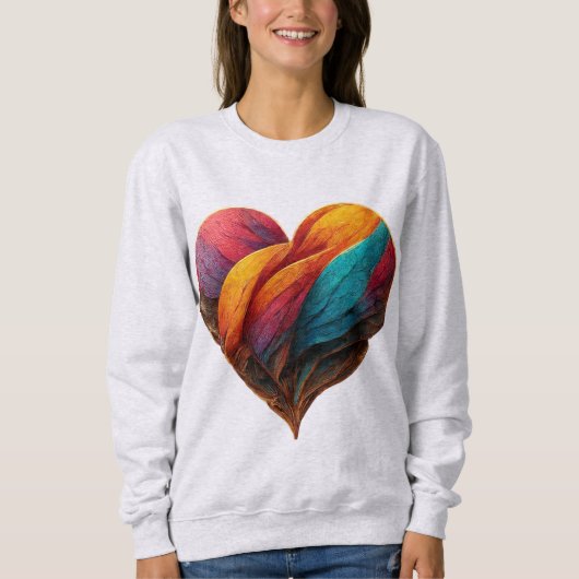 Liebe am Valentinstag Sweatshirt (Vorderseite)