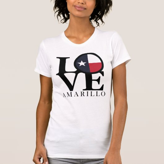 LIEBE Amarillo Texas T-Shirt (Vorderseite)