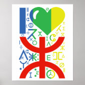 Liebe amazigh poster (Vorne)