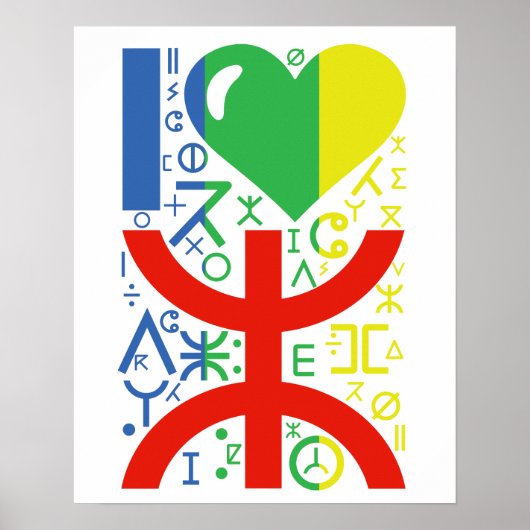 Liebe amazigh poster (Vorne)