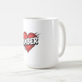 Liebe Amber Kaffeetasse (VorderseiteRechts)