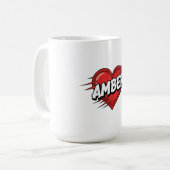 Liebe Amber Kaffeetasse (Vorderseite Links)