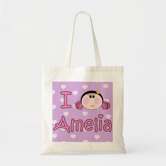 Liebe Amelia der Taschen-I Tragetasche (Vorne)