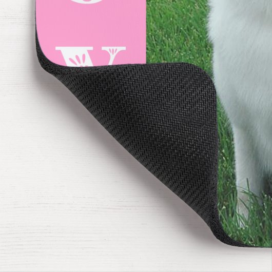 Liebe American Eskimo Puppy Dog Mousepad (Ecke)