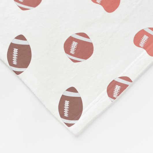 Liebe American Football - Gridiron Fans Herz Fleecedecke (Ecke)