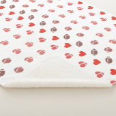 Liebe American Football - Gridiron Fans Herz Sherpadecke (3/4)