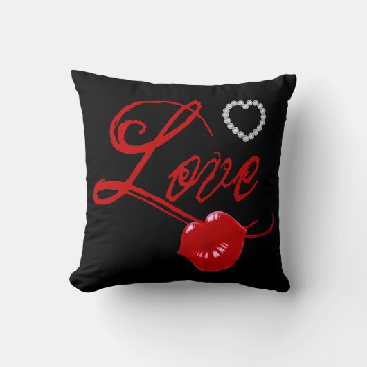 Liebe American MoJo Pillow Kissen (Vorderseite)