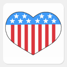 Liebe American Style Sticker