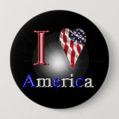 Liebe Amerika Button (Vorderseite)