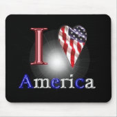 Liebe Amerika Mousepad (Vorne)