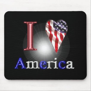 Liebe Amerika Mousepad