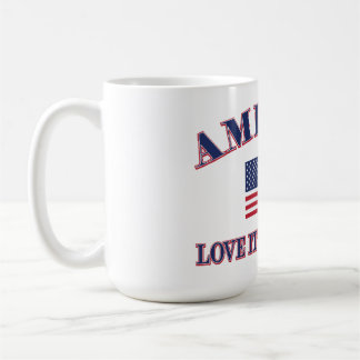 Liebe Amerika oder verlasse es Kaffeetasse