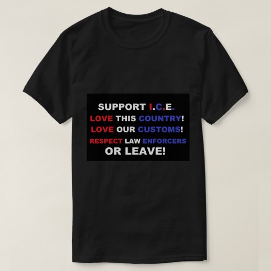 Liebe Amerika T-Shirt (Design vorne)