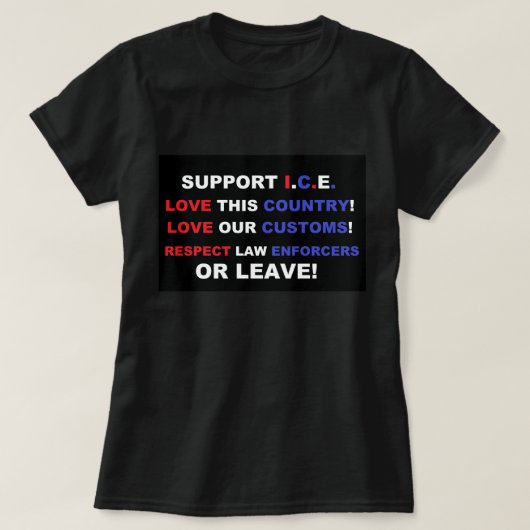Liebe Amerika T-Shirt (Design vorne)