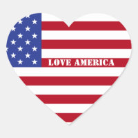 Liebe Amerika-US Flagge
