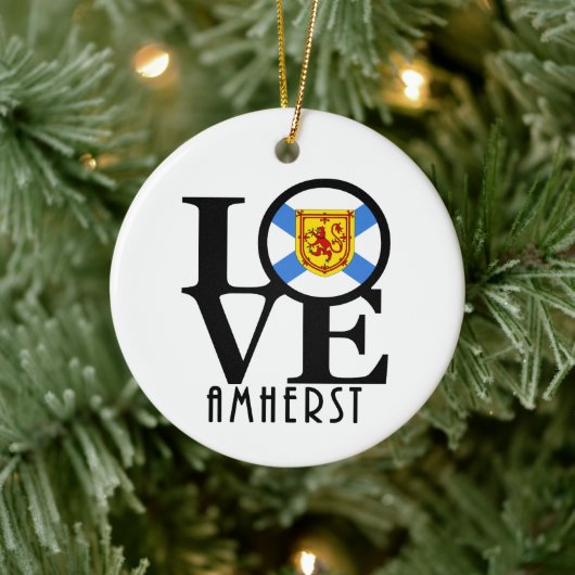 LIEBE Amherst Keramik Ornament (Baum)