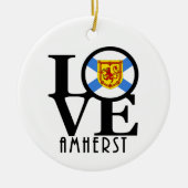 LIEBE Amherst Keramik Ornament (Vorne)