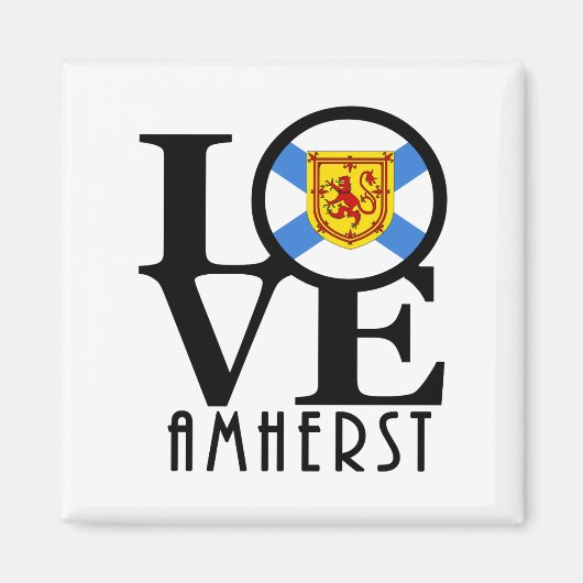 LIEBE Amherst Magnet (Vorne)