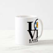 LIEBE Amherst NS 11oz Kaffeetasse (VorderseiteRechts)
