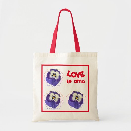 Liebe Amo Tragetasche (Vorne)