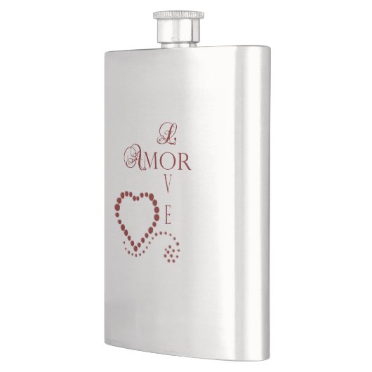 Liebe Amor Heart Valentine Flachmann (Links)