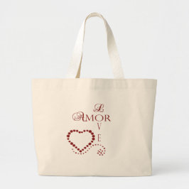 Liebe Amor Heart Valentine Jumbo Stoffbeutel