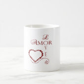 Liebe Amor Heart Valentine Kaffeetasse (Mittel)