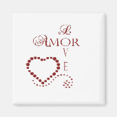 Liebe Amor Heart Valentine Magnet (Vorne)